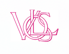 Vols Embroidery Font LayeredType Outline Design