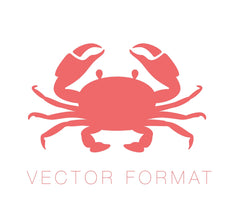 Crab Nautical Vector Image PDF PNG SVG & EPS