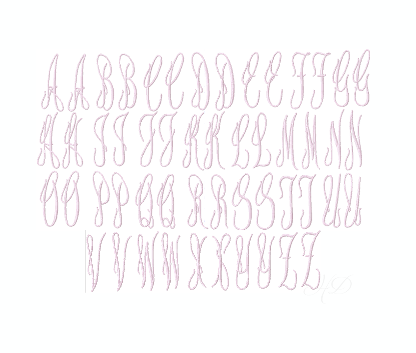 6 Maggie Script Monogram 5X7 Hoop – HERRINGTON DESIGN