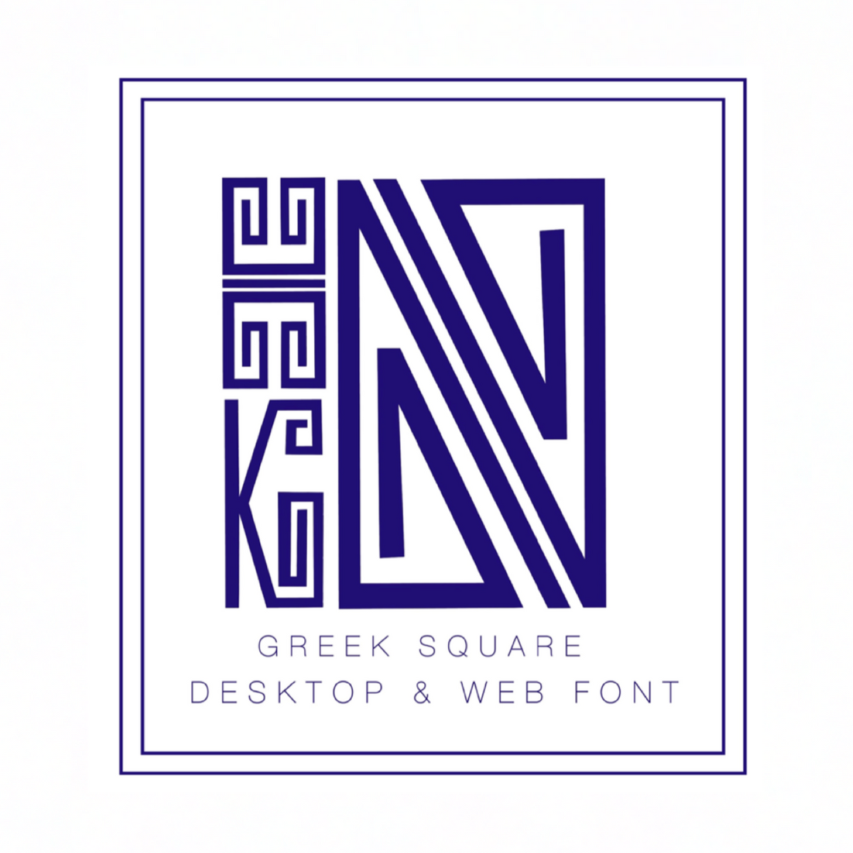 Greek Key Monogram TYPEFACE FONT HERRINGTON DESIGN greek-key-monogram-typeface-font-herrington-design