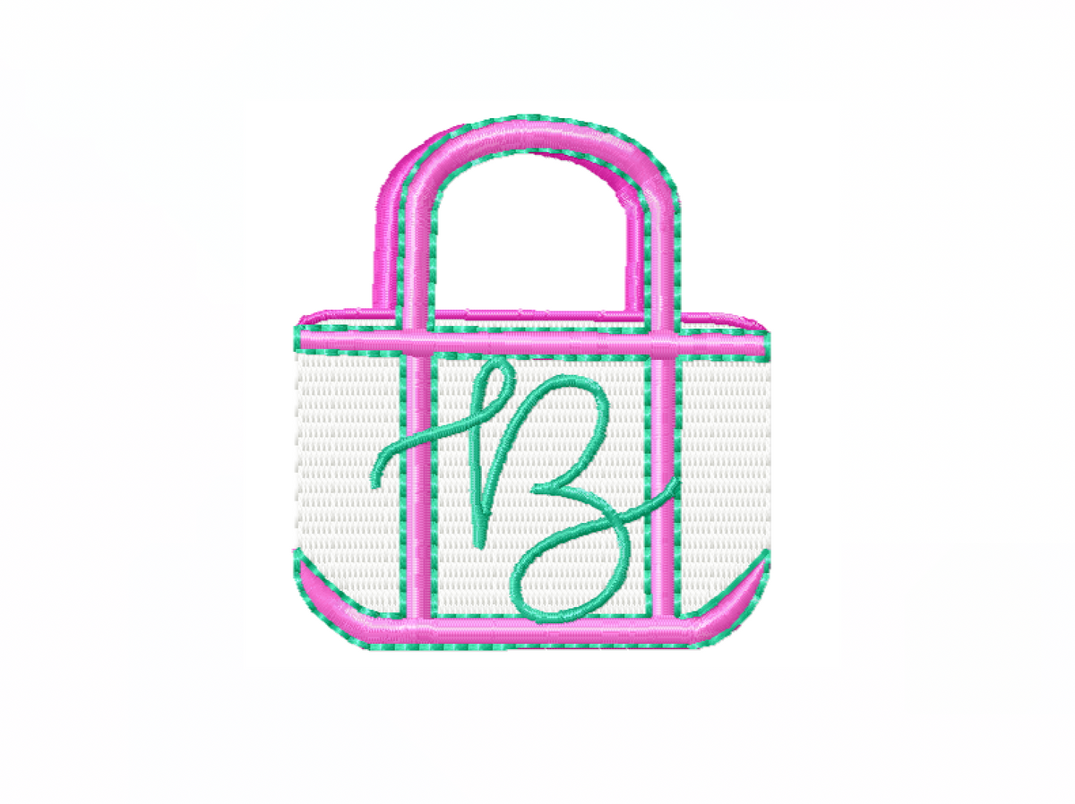Tote Bag Embroidery Design HERRINGTON DESIGN