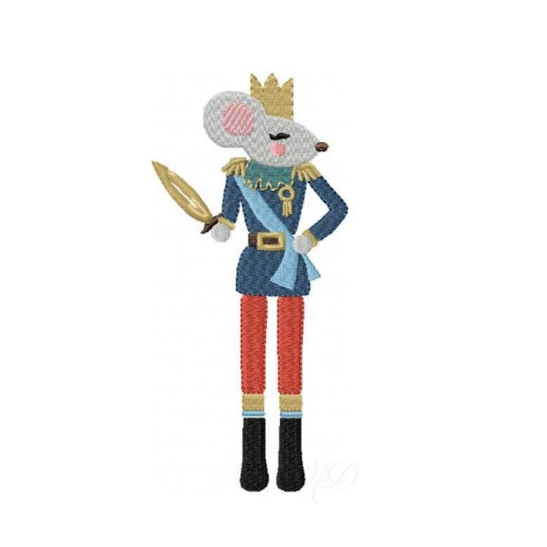 Nutcracker Mouse King Embroidery Design HERRINGTON DESIGN