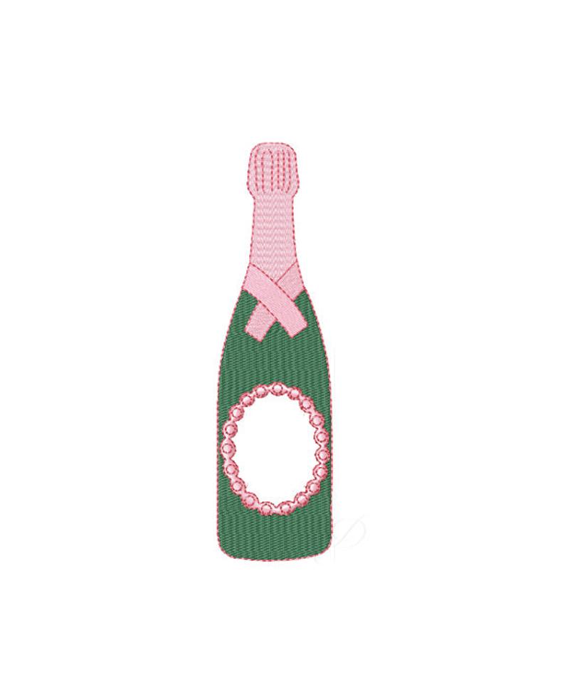 Machine Embroidery Design - Champagne Toast Collection #07