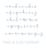 Amelia Monogram PNG PDF EPS SVG Monogram Font