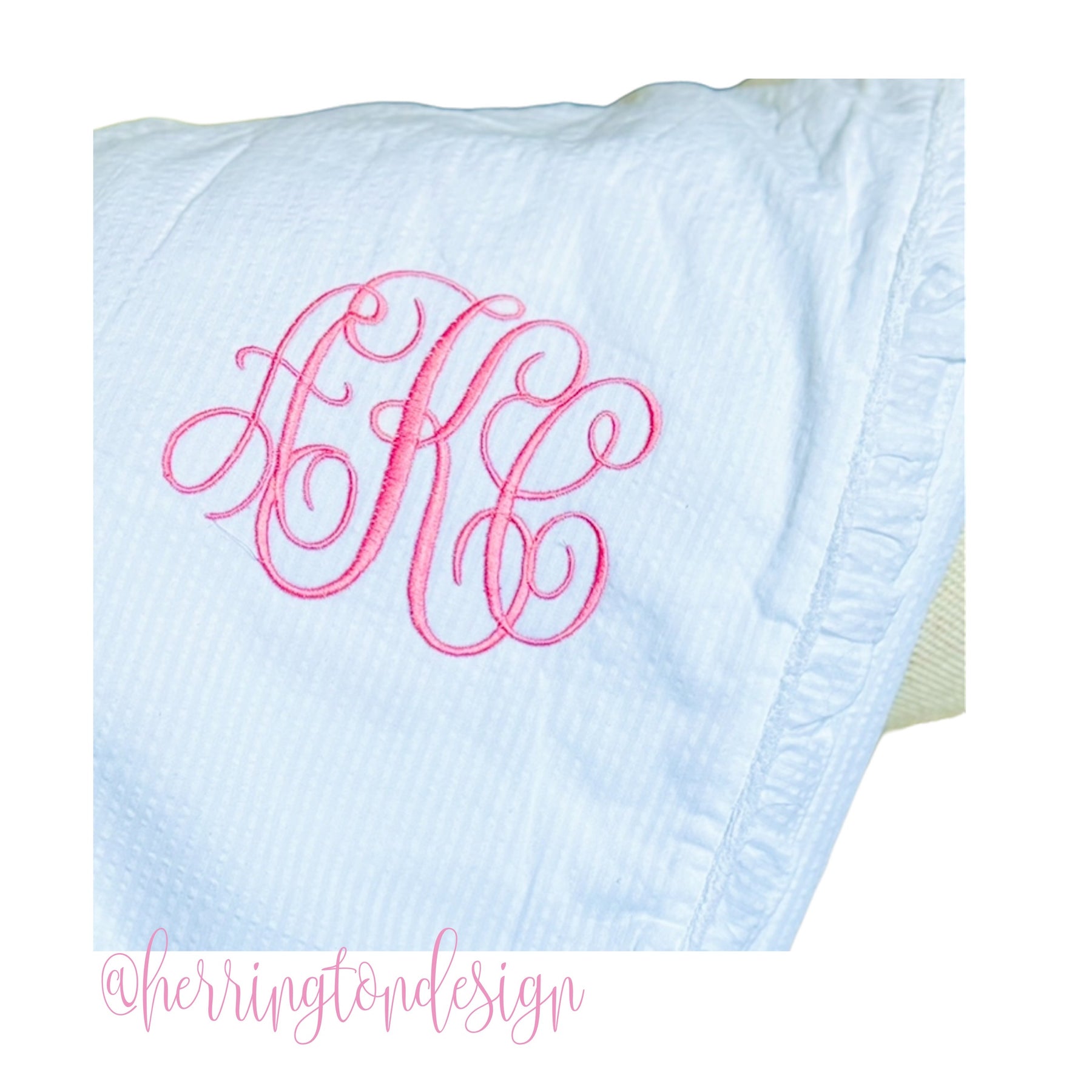 Allison Script Embroidery Font - Perfect for Custom Monograms ...