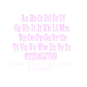 Brynnlee SVG PNG Vector Cricut Monogram Font