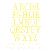 Fishtail Western Vector Font