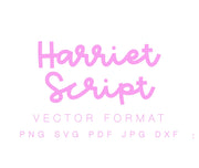 Harriet Script Vector Font