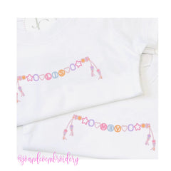4x4 Friendship Bracelet Embroidery Font Package