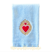 Sacred Heart Emblem Embroidery Design