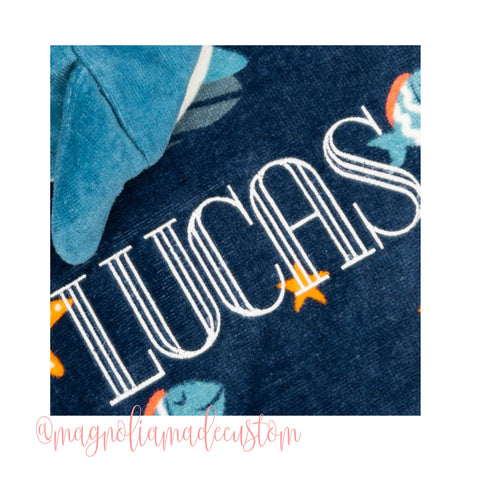Morgan Stripe Satin Monogram Embroidery Font