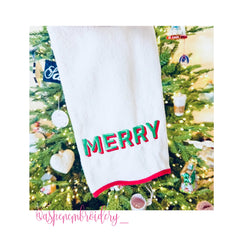 4x4 Block Shadow Satin Type Embroidery Font Package