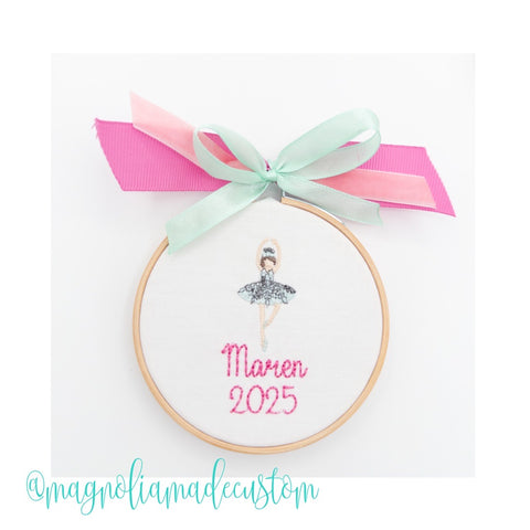 Mini Snow Queen Embroidery Design