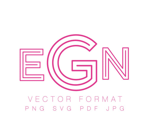 Neon Signage Vector Format PNG SVG PDF JPG