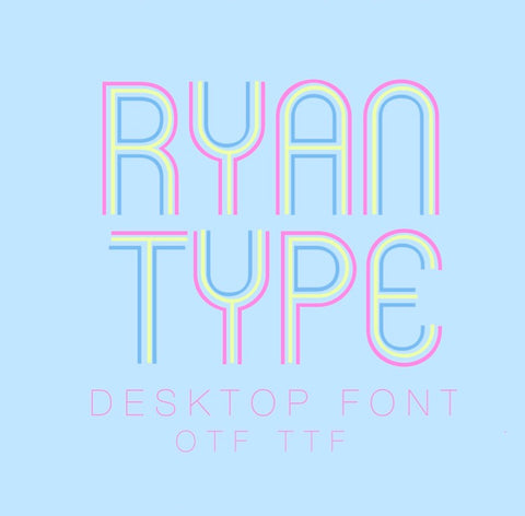 Ryan Multi Desktop Font – HERRINGTON DESIGN
