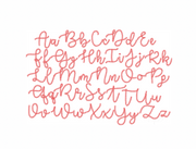 Sailor Lee Chain Stitch Embroidery Font Package