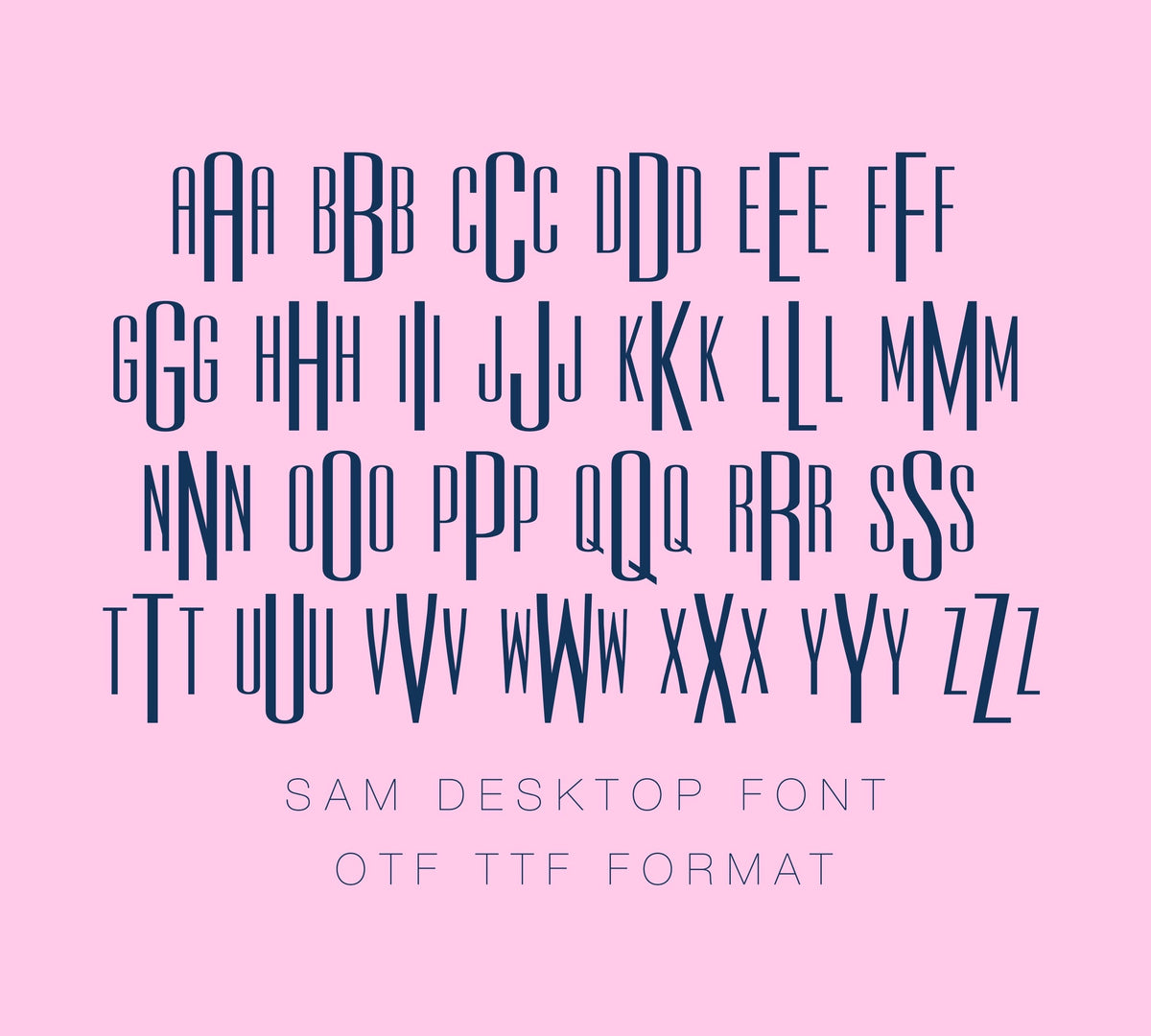 Sam Type Desktop Font – HERRINGTON DESIGN