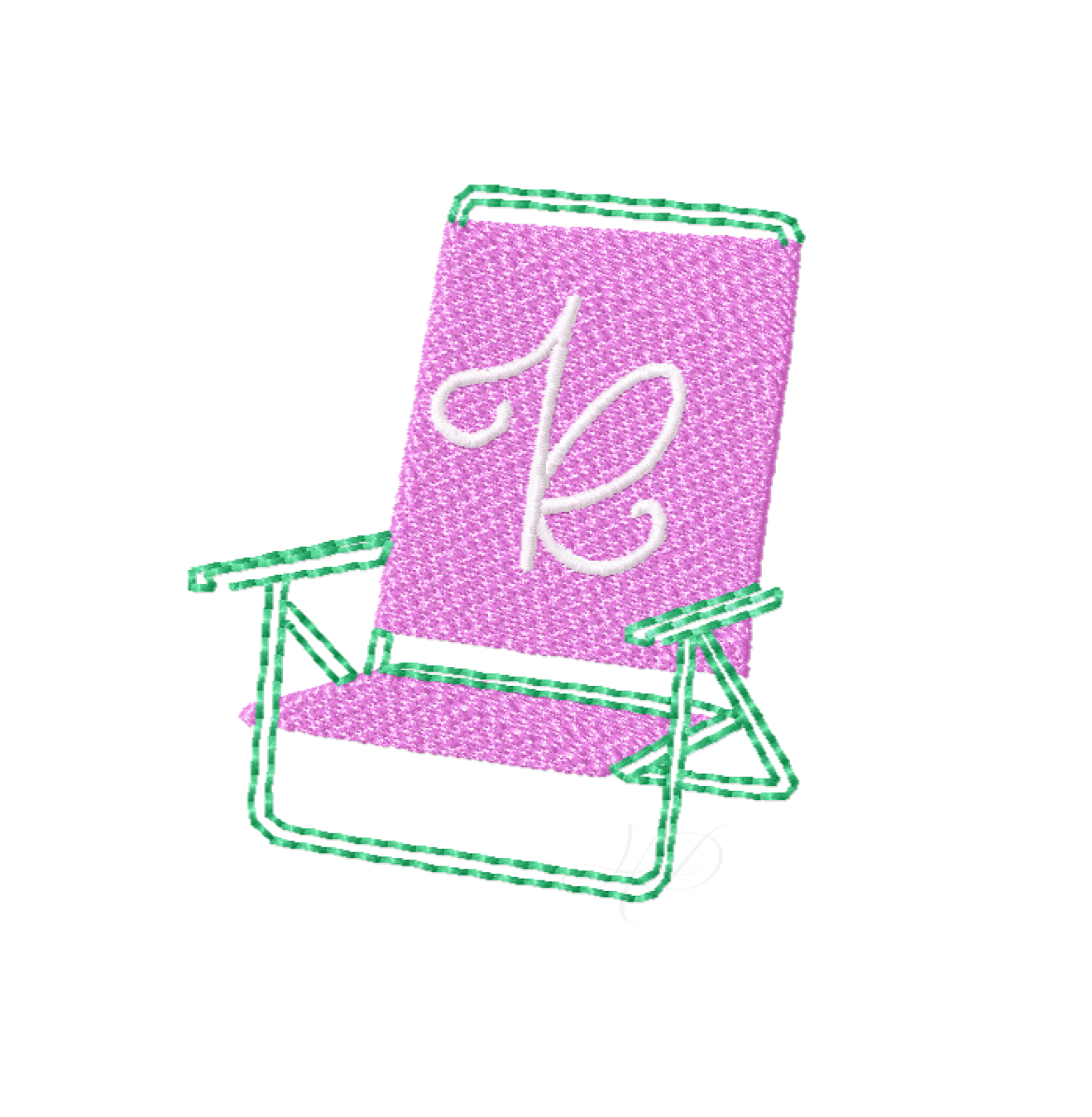 Beach Lounge Chair Embroidery Design HERRINGTON DESIGN beach-lounge-chair-embroidery-design-herrington-design