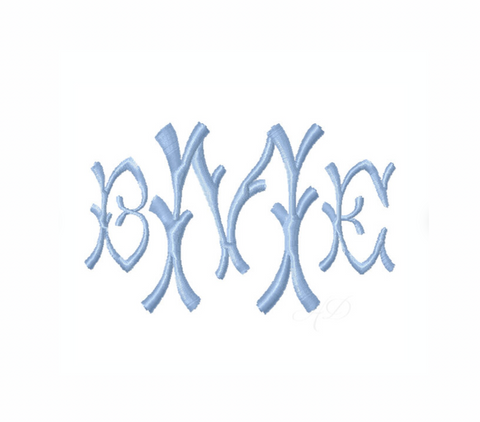 Bamboo Satin Ribbed Embroidery Font Small – HERRINGTON DESIGN