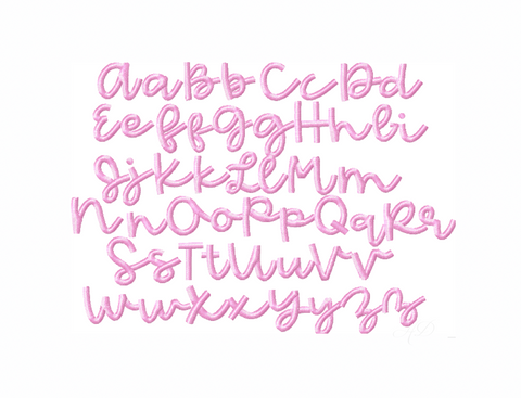 Harriet Satin Embroidery Font