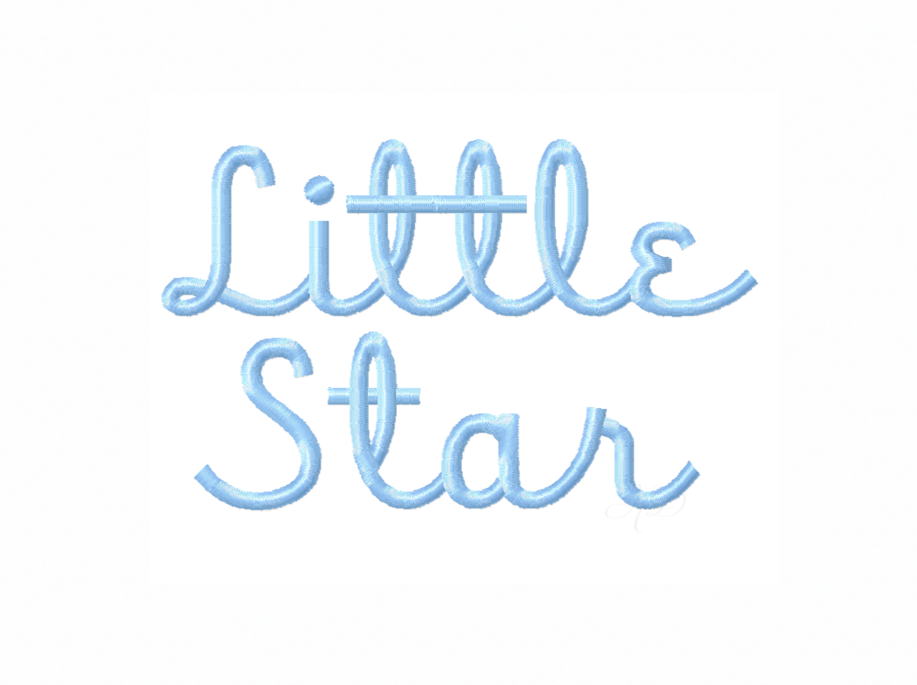 Little Star Satin Script Font – HERRINGTON DESIGN