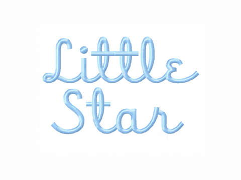 Little Star Satin Script Font