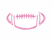 Open Football Frame Embroidery Design