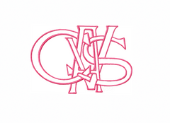 Cavs Embroidery Font LayeredType Outline Design
