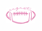 Open Football Frame Embroidery Design