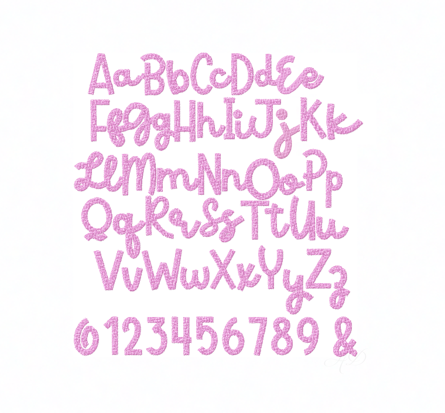 4x4 Script Hannah Script Fill Embroidery Font 4x4 – HERRINGTON DESIGN