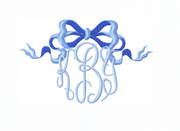 Wide Satin Bow Frame Embroidery Design