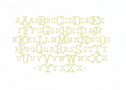 5x7 Nora Satin Embroidery Font Package