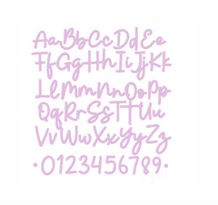 Large Mollie Rose Embroidery Font Package