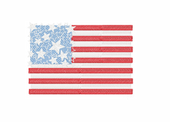 Cottage Chic American Flag Embroidery Design (Copy)