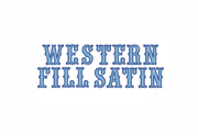 5x7 Western Fill Satin Embroidery Font Type  Embroidery Font (Copy)
