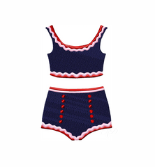 Vintage Swimsuit Embroidery Machine Design