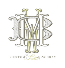 Custom 3 Letter Monogram