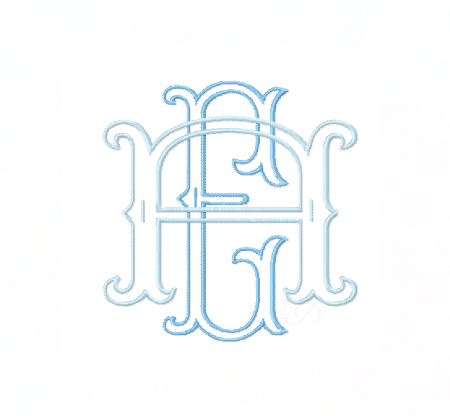 4x4 Two Type Fishtail Outline Satin Stitch Embroidery – HERRINGTON DESIGN