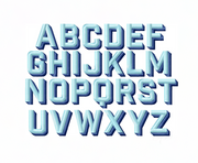 4x4 Block Shadow Satin Type Embroidery Font Package