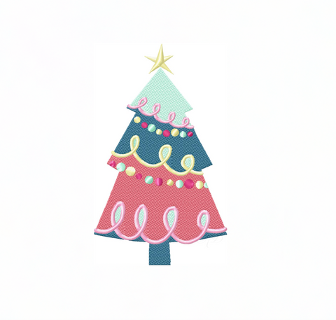 Festive Christmas Trees Embroidery Design Package