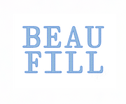 Beau Fill Embroidery Font Package