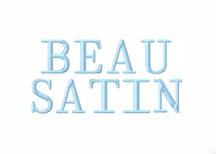 Beau Satin Embroidery Font Package