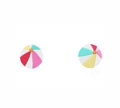 Beach Balls Embroidery Machine Design
