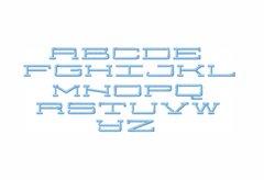 Small Jackson Satin Embroidery Font