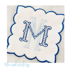 Barrett Stripe Small Embroidery Font