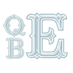 Queen Bess Embroidery Font Package 4x4