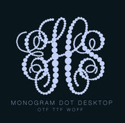 Monogram Dot Script TYPEFACE FONT