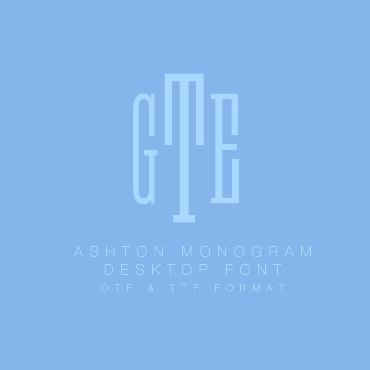 Ashton Type Desktop Font – HERRINGTON DESIGN