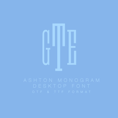 Ashton Type Desktop Font