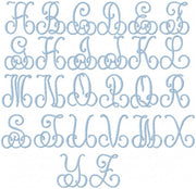 Eliza Embroidery Font